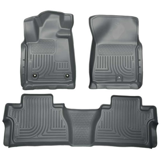 Toyota Tundra Double Cab WeatherBeater Front & 2nd Row Floor Liners 2014 - 2021 / 9956 Toyota Tundra Double Cab WeatherBeater Front & 2nd Row Floor Liners 2014 - 2021 / 9956