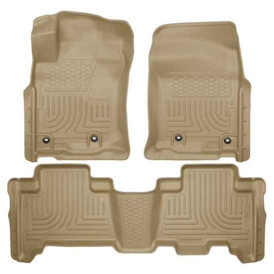 Toyota 4Runner WeatherBeater Front & 2nd Row Floor Liners 2013 - 2022 / 9957 Toyota 4Runner WeatherBeater Front & 2nd Row Floor Liners 2013 - 2022 / 9957