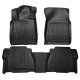 Toyota Tundra Double Cab WeatherBeater Front & 2nd Row Floor Liners 2012 - 2013 / 9959 Toyota Tundra Double Cab WeatherBeater Front & 2nd Row Floor Liners 2012 - 2013 / 9959