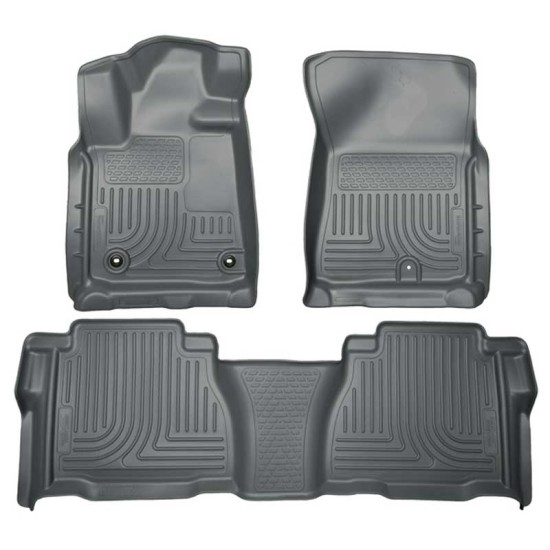 Toyota Tundra Double Cab WeatherBeater Front & 2nd Row Floor Liners 2012 - 2013 / 9959 Toyota Tundra Double Cab WeatherBeater Front & 2nd Row Floor Liners 2012 - 2013 / 9959