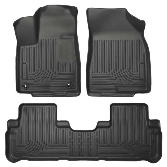 Toyota Highlander Limited WeatherBeater Front & 2nd Row Floor Liners 2014 - 2019 / 9960