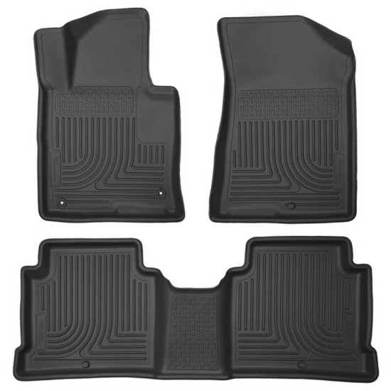 Hyundai Sonata Limited WeatherBeater Front & 2nd Row Floor Liners 2015 - 2016 / 9963 Hyundai Sonata Limited WeatherBeater Front & 2nd Row Floor Liners 2015 - 2016 / 9963