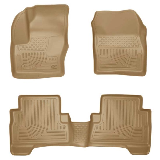 Ford C-Max WeatherBeater Front & 2nd Row Floor Liners 2013 - 2018 / 9974
