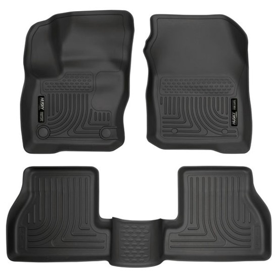 Ford Focus S WeatherBeater Front & 2nd Row Floor Liners 2017 - 2018 / 9977 Ford Focus S WeatherBeater Front & 2nd Row Floor Liners 2017 - 2018 / 9977