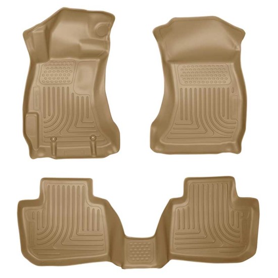 Subaru WRX STI WeatherBeater Front & 2nd Row Floor Liners 2015 - 2020 / 9980 Subaru WRX STI WeatherBeater Front & 2nd Row Floor Liners 2015 - 2020 / 9980