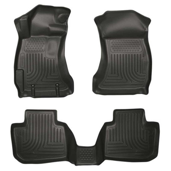 Subaru Forester WeatherBeater Front & 2nd Row Floor Liners 2014 - 2018 / 9988 Subaru Forester WeatherBeater Front & 2nd Row Floor Liners 2014 - 2018 / 9988