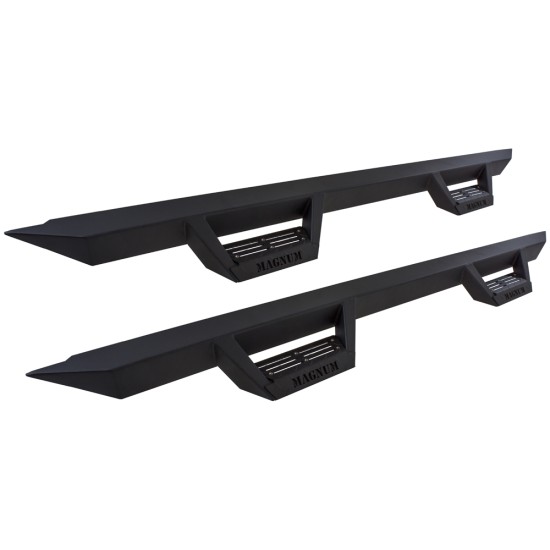 Chevrolet Silverado 2500 Extended Cab Black Powder Coated Magnum RT Steps 2007 - 2014 / RTS20CH