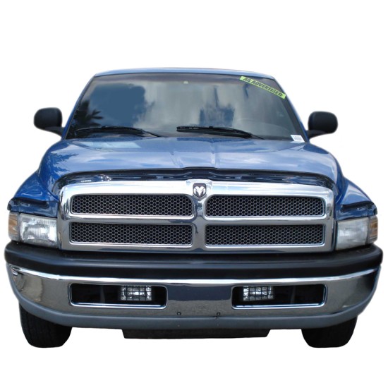 Dodge Ram 2500 Smoke Interceptor Hood Shield 2000 - 2002 / 18077 Dodge Ram 2500 Smoke Interceptor Hood Shield 2000 - 2002 / 18077