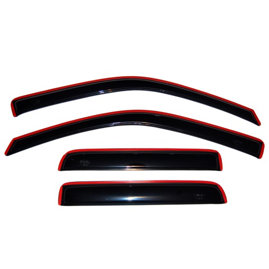 Isuzu D-Max Double Cab In-Channel Ventvisors 2004 - 2010 / 194133 Isuzu D-Max Double Cab In-Channel Ventvisors 2004 - 2010 / 194133