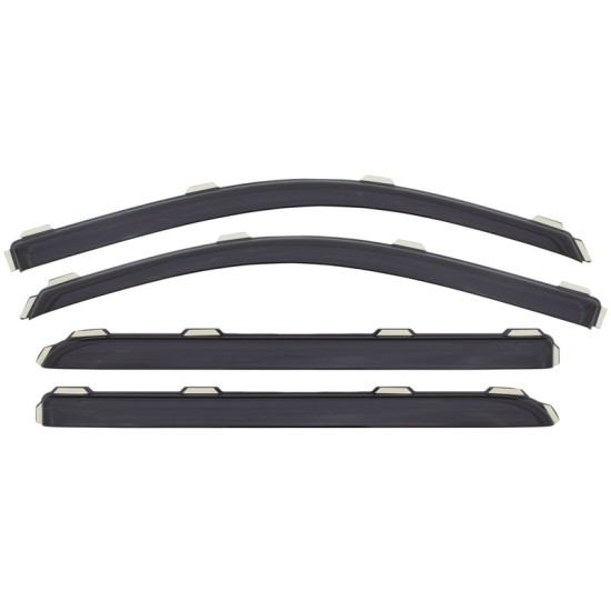 Chevrolet Silverado 2500 Crew Cab In-Channel Ventvisors 2015 - 2019 / 194536 Chevrolet Silverado 2500 Crew Cab In-Channel Ventvisors 2015 - 2019 / 194536