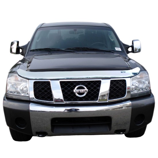 Nissan Titan Chrome Hood Shield 2004 - 2015 / 680402 Nissan Titan Chrome Hood Shield 2004 - 2015 / 680402