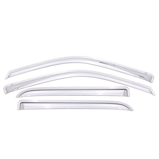 Dodge Ram 3500 Crew Cab Chrome Window Ventvisors 2010 - 2022 / 684109 Dodge Ram 3500 Crew Cab Chrome Window Ventvisors 2010 - 2022 / 684109