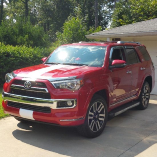 Toyota 4Runner Chrome Window Ventvisors 2010 - 2022 / 684242 Toyota 4Runner Chrome Window Ventvisors 2010 - 2022 / 684242