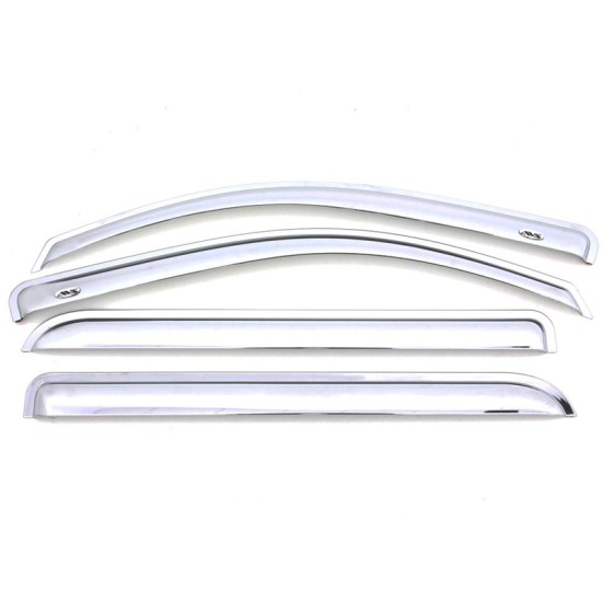 Chevrolet Avalanche Chrome Window Ventvisors 2002 - 2006 / 684355 Chevrolet Avalanche Chrome Window Ventvisors 2002 - 2006 / 684355
