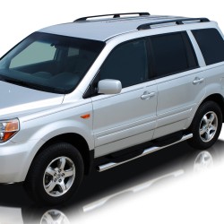 Acura MDX Ultra Polished Stainless Steel 4" Oval Step Bars 2001 - 2006 / 0705-0192