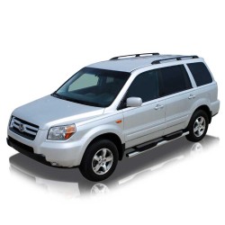Acura MDX Ultra Polished Stainless Steel 4" Oval Step Bars 2001 - 2006 / 0705-0192