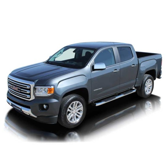 Chevrolet Colorado Crew Cab Polished Stainless Steel 5" OE Style Oval Step Bars 2015 - 2022 / 1601-0335 Chevrolet Colorado Crew Cab Polished Stainless Steel 5" OE Style Oval Step Bars 2015 - 2022 / 1601-0335
