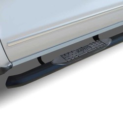 Chevrolet Colorado Extended Cab Black E-Coated 4" OE Style Oval Step Bars 2015 - 2022 / 1501-0626B