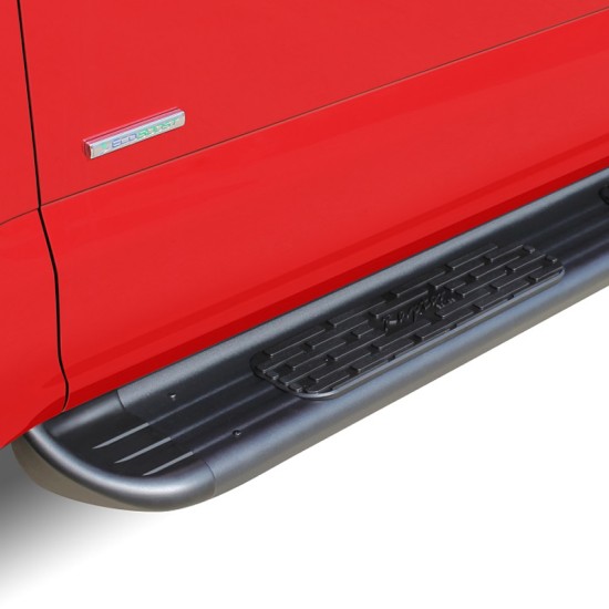 Chevrolet Silverado 3500 Regular Cab Black Textured 7" Running Boards 2014 - 2019 / 1301-0017BT Chevrolet Silverado 3500 Regular Cab Black Textured 7" Running Boards 2014 - 2019 / 1301-0017BT