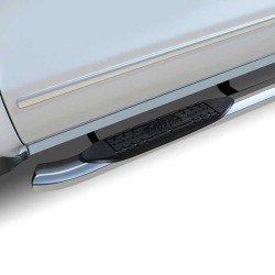 Chevrolet Colorado Crew Cab Ultra Polished Stainless Steel 4" OE Style Oval Step Bars 2015 - 2022 / 1501-0615