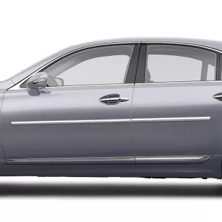Lexus LS Long Door Chrome Body Side Moldings 2007 - 2017