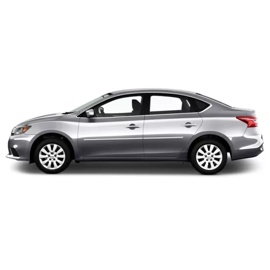 Nissan Sentra Chrome Body Side Moldings 2013 - 2019