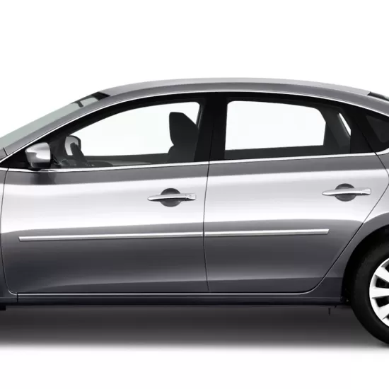 Nissan Sentra Chrome Body Side Moldings 2013 - 2019