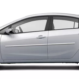 Kia Forte 4 Door Chrome Body Side Moldings 2014 - 2024