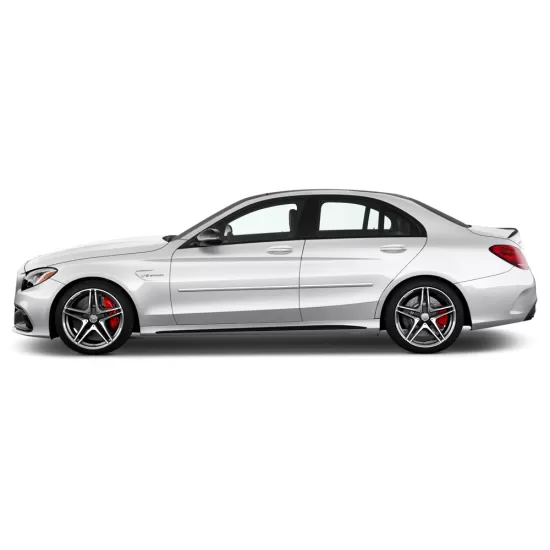 Mercedes C-Class Sedan Chrome Body Side Moldings 2015 - 2023