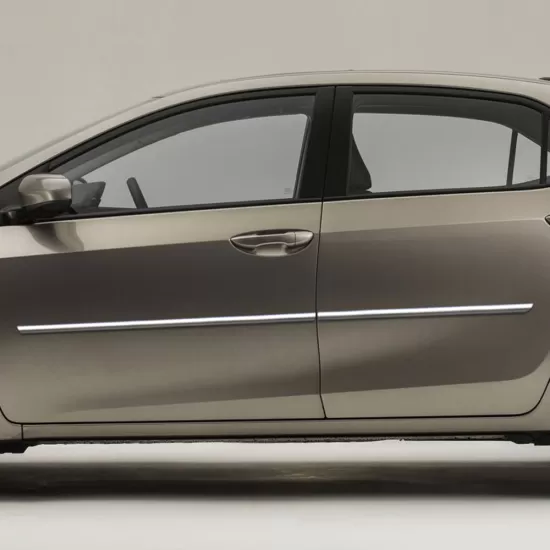 Toyota Corolla Sedan Chrome Body Side Moldings 2014 - 2019