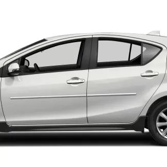 Toyota Prius C Chrome Body Side Moldings 2012 - 2019