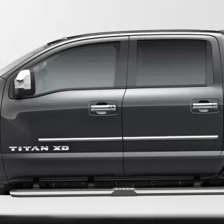 Nissan Titan Crew Cab Chrome Body Side Molding 2016 - 2024
