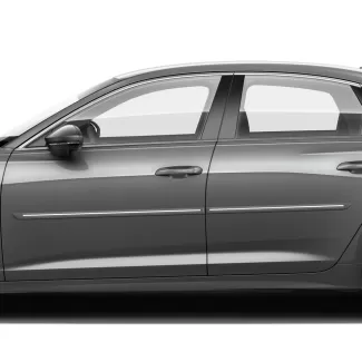 Audi S6 4 Door ChromeLine Painted Body Side Molding 2019 - 2024
