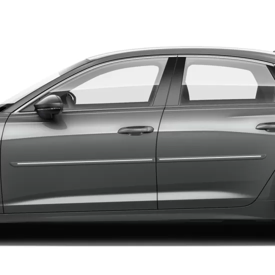  Audi S6 4 Door ChromeLine Painted Body Side Molding 2019 - 2024 / CF-AUDI-A6-19