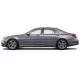 Mercedes S-Class 4 Door Painted Body Side Moldings with Chrome Inserts 2014 - 2020