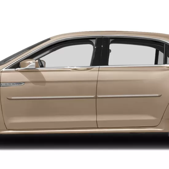 Lincoln Continental Painted Body Side Moldings with Chrome Inserts 2017 - 2021