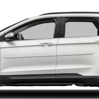 Ford Edge Painted Body Side Moldings with Chrome Inserts 2015 - 2024