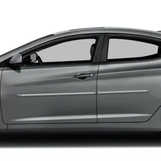 Hyundai Elantra 4 Door / 5 Door ChromeLine Painted Body Side Molding 2007 - 2020