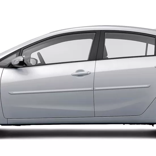  Kia Forte ChromeLine Painted Body Side Molding 2014 - 2024 / CF-FORTE14