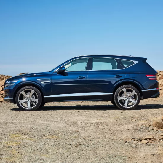 Genesis GV80 Painted Body Side Moldings with Chrome Inserts 2021 - 2025