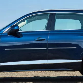 Genesis GV80 Painted Body Side Moldings with Chrome Inserts 2021 - 2025