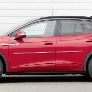 Volkswagen ID.4 Painted Body Side Moldings with Chrome Inserts 2021 - 2023