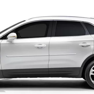Lincoln MKC Painted Body Side Moldings with Chrome Inserts 2015 - 2019