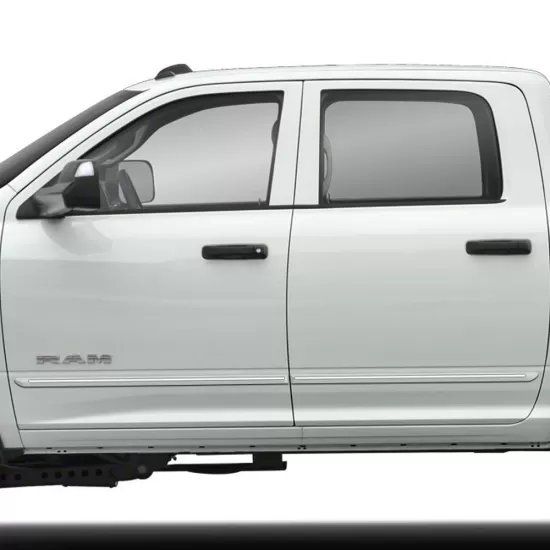  Ram 3500 Crew Cab ChromeLine Painted Body Side Molding 2019 - 2026 / CF-RAM19-2500-CC