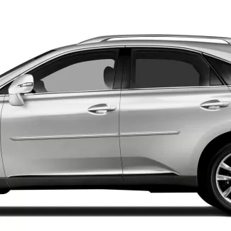 Lexus RX Painted Body Side Moldings with Chrome Inserts 2010 - 2015