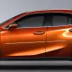 Lexus UX Painted Body Side Moldings with Chrome Inserts 2019 - 2025