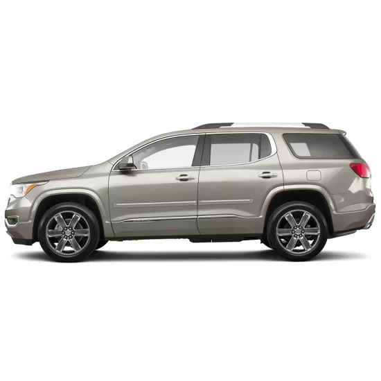 GMC Acadia Painted Body Side Moldings with Chrome Inserts 2017 - 2023