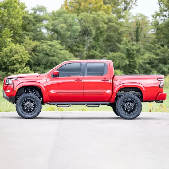 Nissan Frontier Crew Cab Painted Body Side Moldings with Chrome Inserts 2022 - 2026