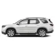 Honda Pilot Painted Body Side Moldings with Chrome Inserts 2023 - 2025