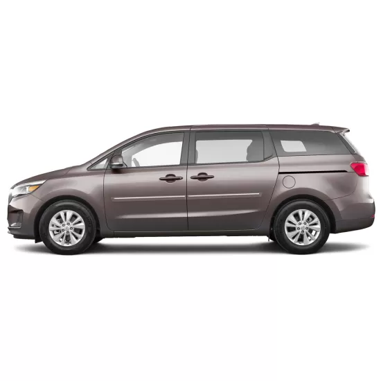 Kia Sedona Painted Body Side Moldings with Chrome Inserts 2015 - 2021